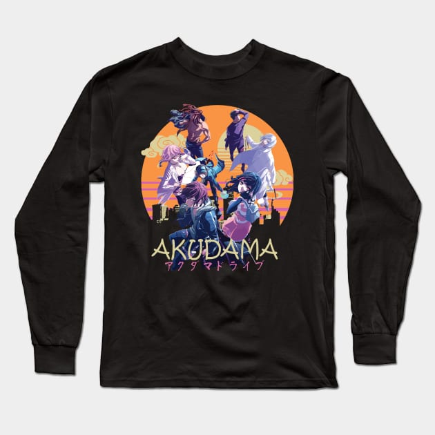 Akudama Long Sleeve T-Shirt by talida_illustration